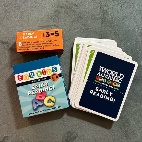 Puzzled Decks for kids ages 3-5, Choice of Math, Science, Reading, Kindergarten - Picture 6 of 8